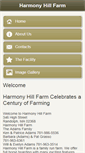 Mobile Screenshot of adamsharmonyhillfarm.com